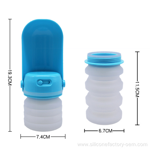 Silicone Pet Portable Water Drinker Travel Supplies